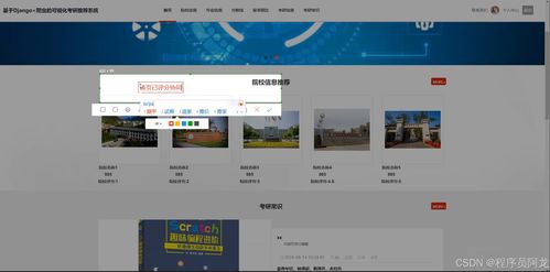 基于django 爬蟲的可視化考研推薦系統 原創畢業設計,阿龍最新定制開發